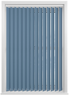 Trinity (Blackout), Delph Blue - Vertical Blind